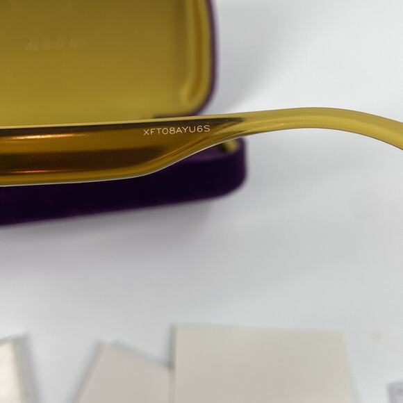 NEW! Gucci ggo714sa yellow sunglasses main image 14